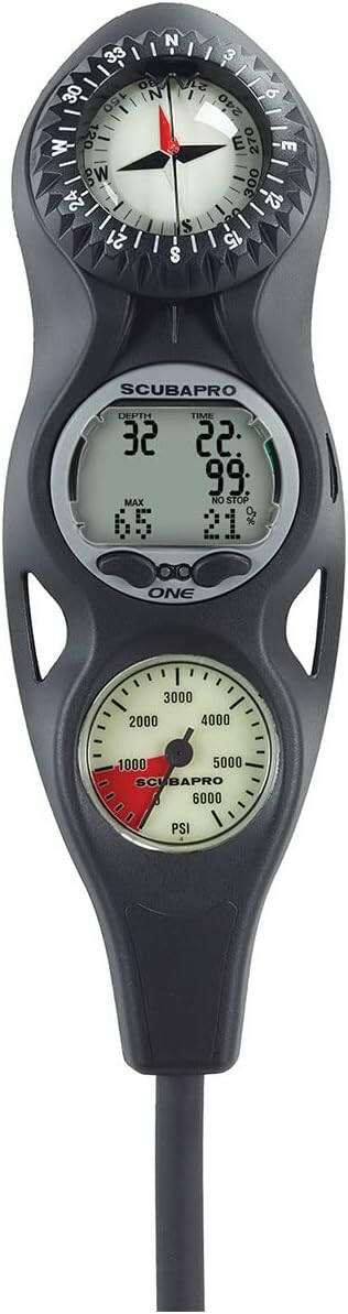 Scubapro Aladin One Matrix 3-Gauge Diving Console.
