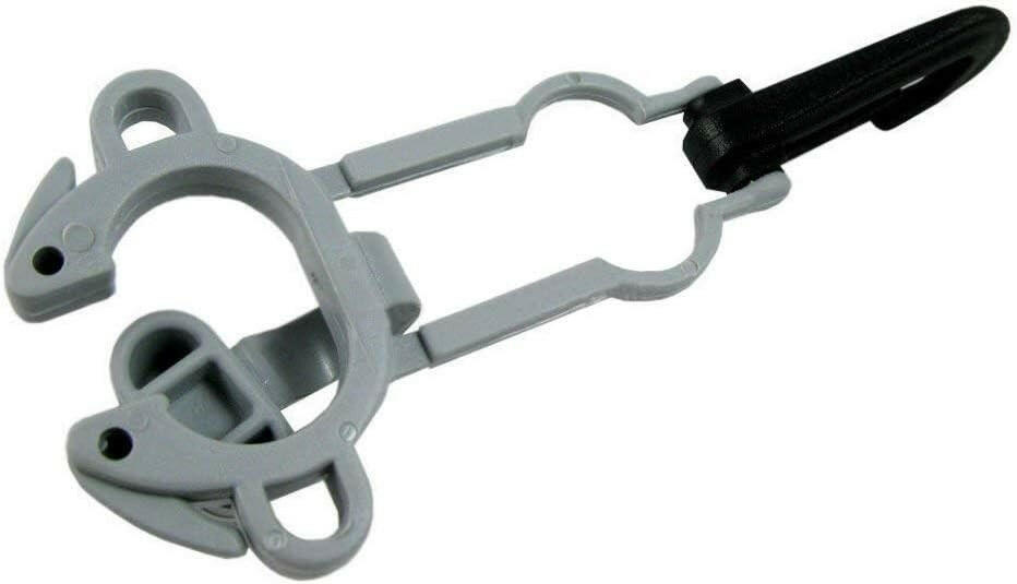 Scubapro Octopus Retainer &amp; Plug W/Clip - Gray.