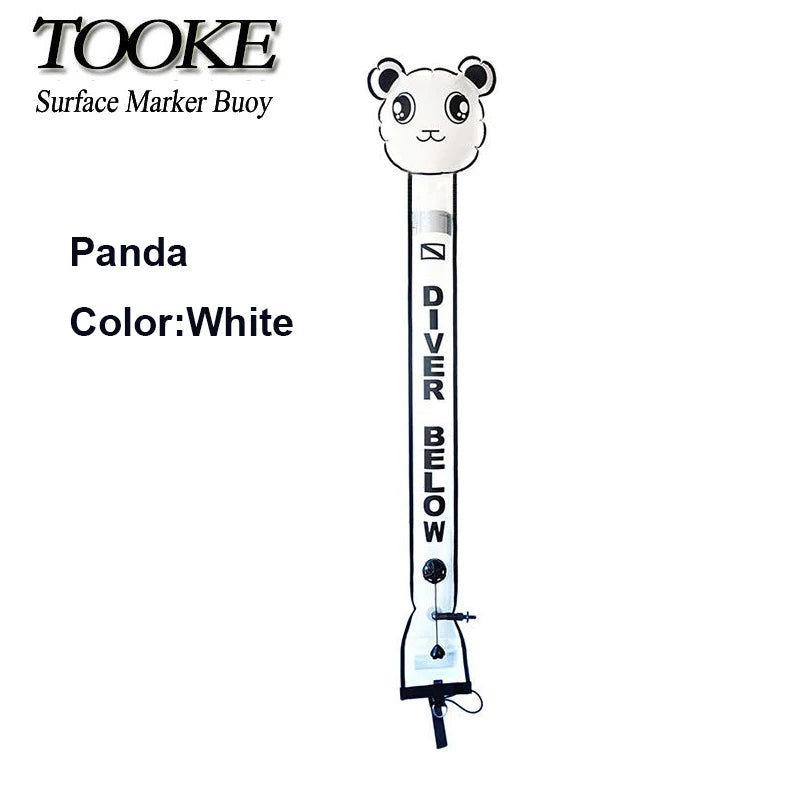 Tooke White Panda Delayed Surface Marker Buoy-60in.