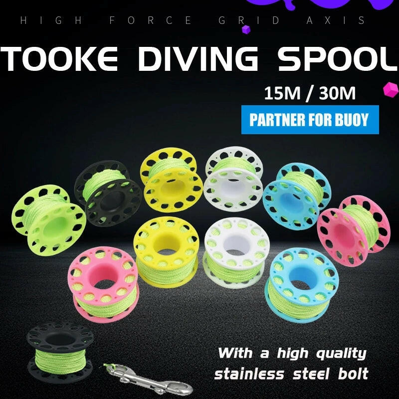 Tooke Small Plastic Reel with 100Ft.