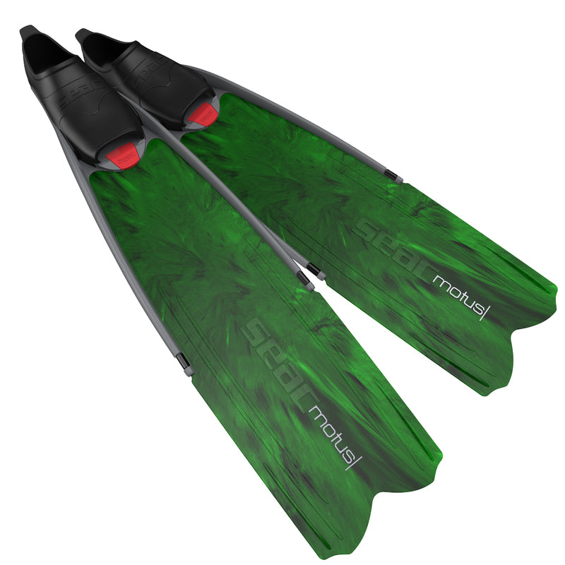 Seac Freediving Motus Fins Camo Green