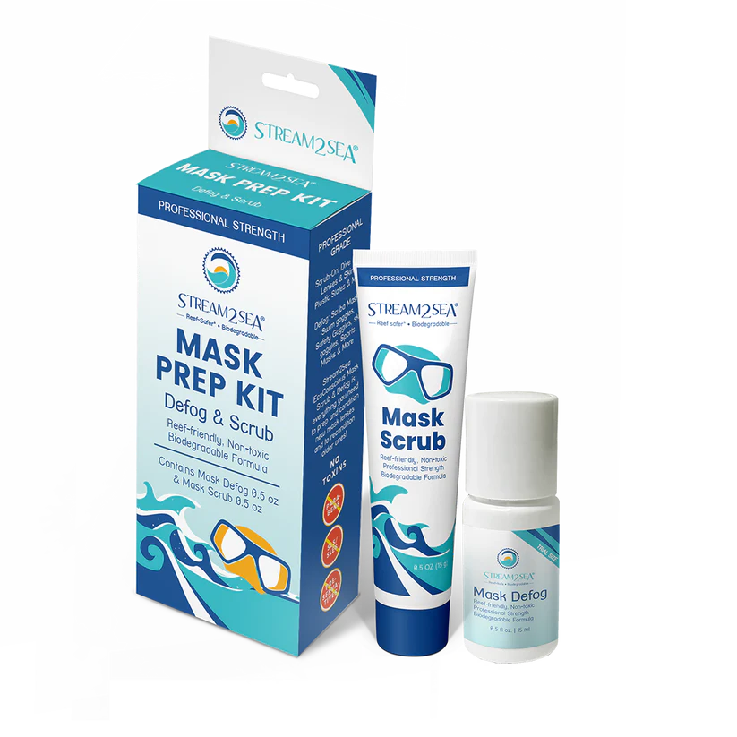 Stream2Sea Mask Prep Kit - Defog &amp; Scrub 2 Pcs.
