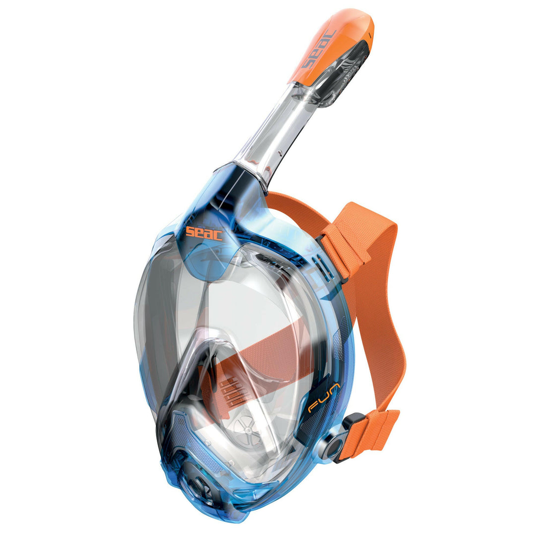 Seac Magica, Full Face Antifog Snorkelling Mask, Aquamarine Junior.