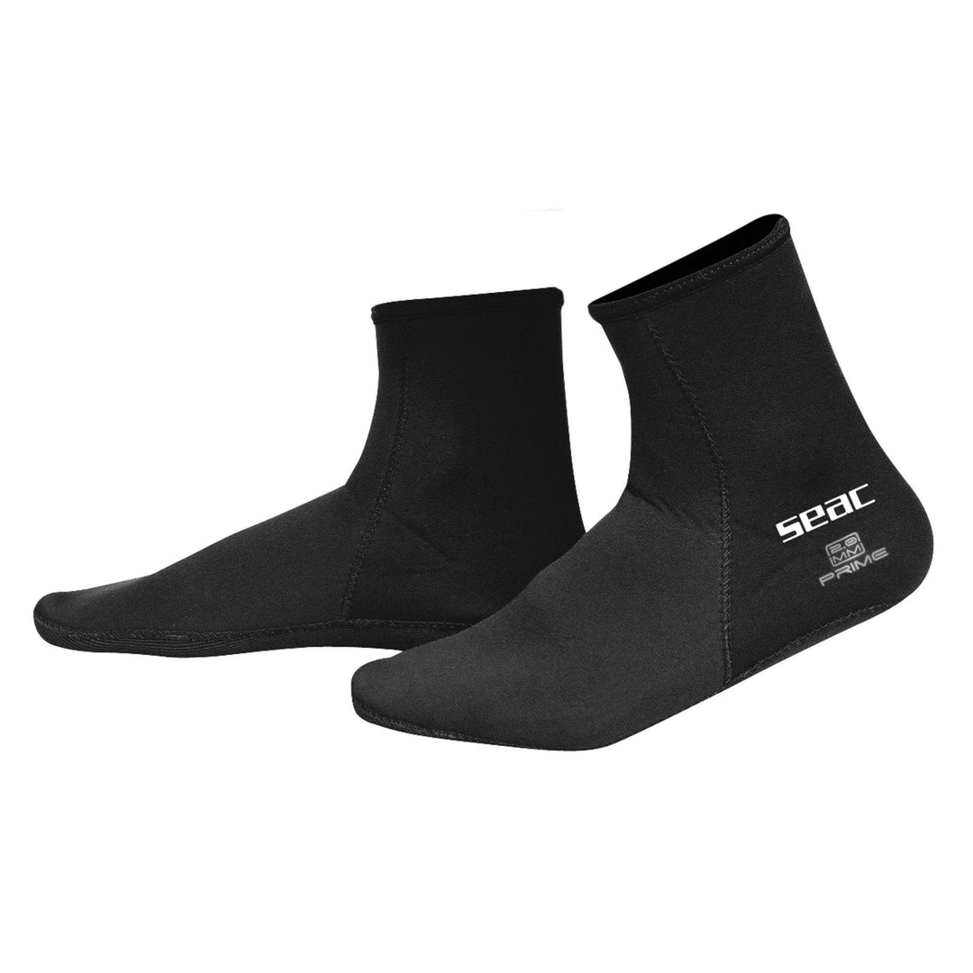 Seac Prime Socks, 2 MM Neoprene, Nylon-Lined Diving Socks.