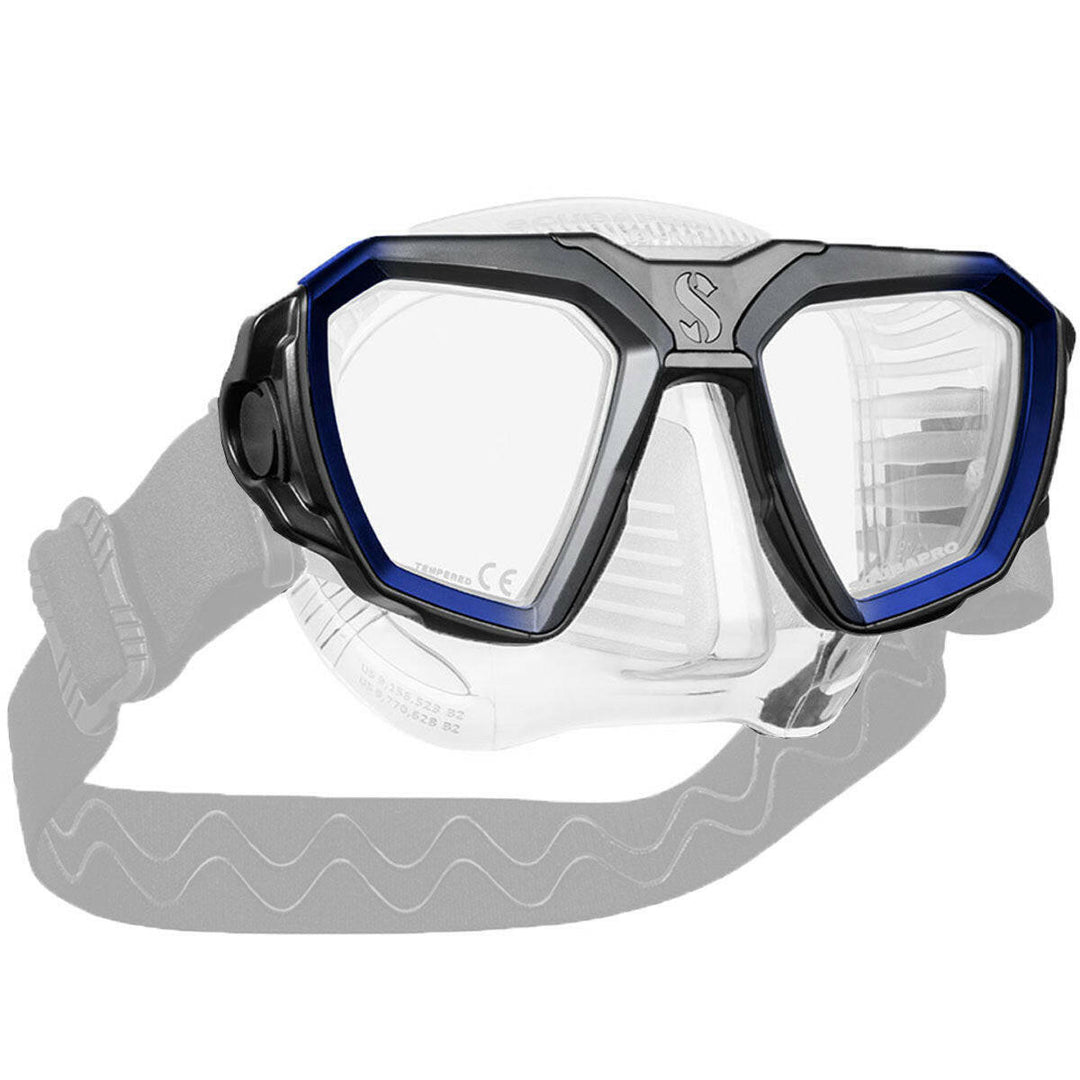Scubapro D-Mask Skirt, Clear, Medium.