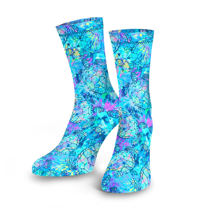 Spacefish Turtledye Ds Dive Socks  - Os.