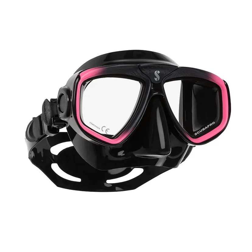 Scubapro Zoom Scuba Mask, Lens-Change System For Optical Lenses