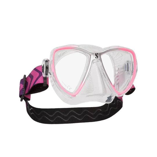 Scubapro Synergy Mini Diving Mask With Comfort Strap With Clear Skirt