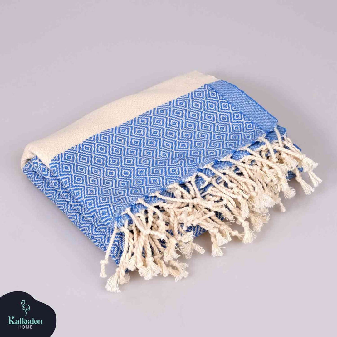 DNO Gear Turkish Cotton Beach Towel - Blue