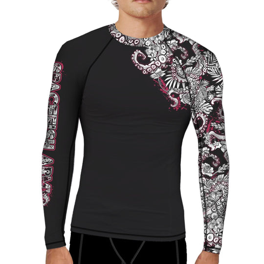 Spacefish Octopower Rash Guard, Mens