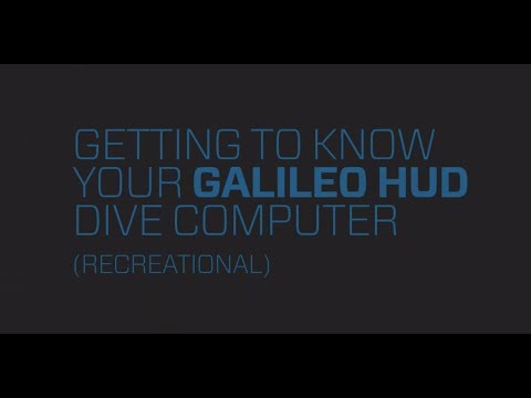 Scubapro Galileo Hud Sport Dive Computer W/Transmitter Smart + Pro.